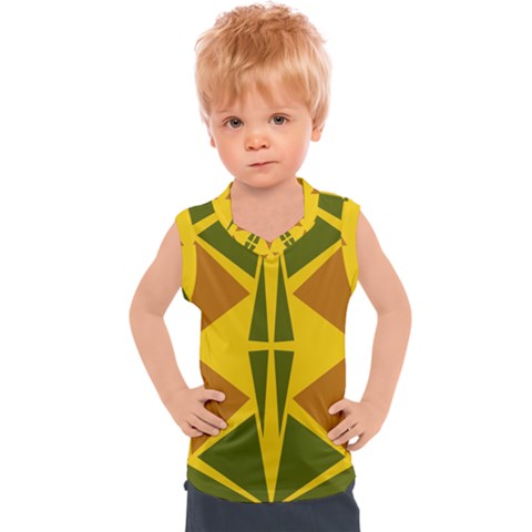  Abstract Geometric Design   Geometric Fantasy  Terrazzo  Kids  Sport Tank Top by Eskimos