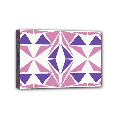 Abstract Pattern Geometric Backgrounds  Mini Canvas 6  X 4  (stretched) by Eskimos