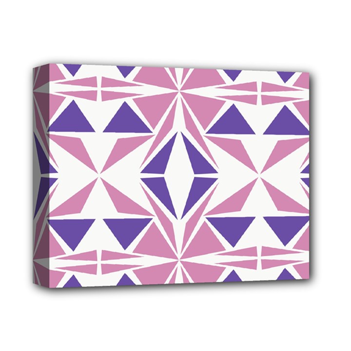 Abstract pattern geometric backgrounds  Deluxe Canvas 14  x 11  (Stretched)