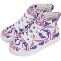 Abstract Pattern Geometric Backgrounds  Kids  Hi-top Skate Sneakers by Eskimos