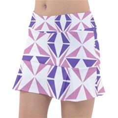 Abstract Pattern Geometric Backgrounds  Classic Tennis Skirt by Eskimos