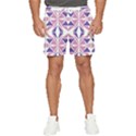 Abstract pattern geometric backgrounds  Men s Runner Shorts View1