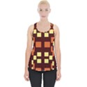 Abstract pattern geometric backgrounds  Piece Up Tank Top View1