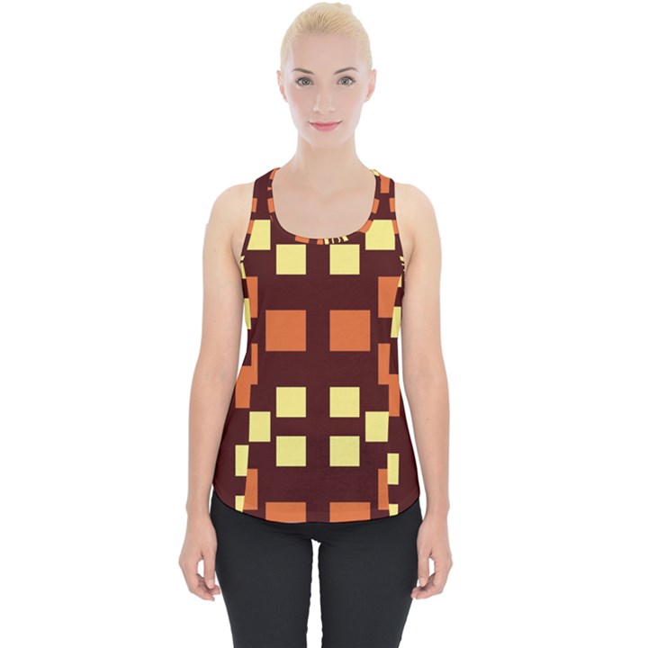 Abstract pattern geometric backgrounds  Piece Up Tank Top