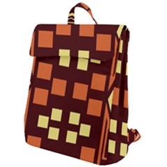 Abstract Pattern Geometric Backgrounds  Flap Top Backpack by Eskimos