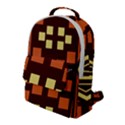 Abstract pattern geometric backgrounds  Flap Pocket Backpack (Large) View1