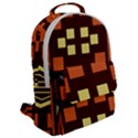 Abstract pattern geometric backgrounds  Flap Pocket Backpack (Large) View2