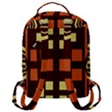 Abstract pattern geometric backgrounds  Flap Pocket Backpack (Large) View3