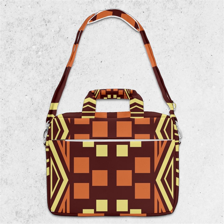 Abstract pattern geometric backgrounds  MacBook Pro Shoulder Laptop Bag 