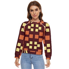 Abstract Pattern Geometric Backgrounds  Women s Long Sleeve Raglan Tee