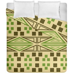 Abstract Pattern Geometric Backgrounds  Duvet Cover Double Side (california King Size) by Eskimos