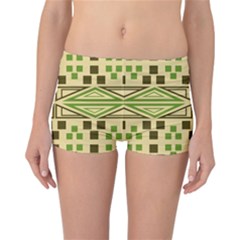 Abstract Pattern Geometric Backgrounds  Reversible Boyleg Bikini Bottoms by Eskimos