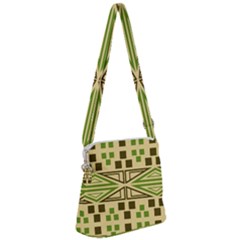 Abstract Pattern Geometric Backgrounds  Zipper Messenger Bag by Eskimos