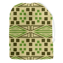 Abstract Pattern Geometric Backgrounds  Drawstring Pouch (3xl) by Eskimos