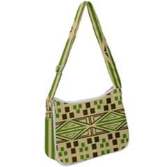 Abstract Pattern Geometric Backgrounds  Zip Up Shoulder Bag by Eskimos