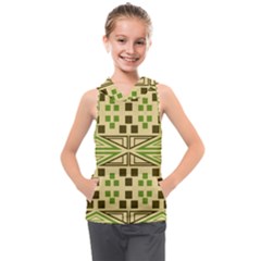 Abstract Pattern Geometric Backgrounds  Kids  Sleeveless Hoodie by Eskimos