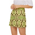 Abstract pattern geometric backgrounds  Mini Front Wrap Skirt View2