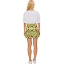 Abstract pattern geometric backgrounds  Mini Front Wrap Skirt View4