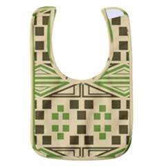 Abstract Pattern Geometric Backgrounds  Baby Bib by Eskimos