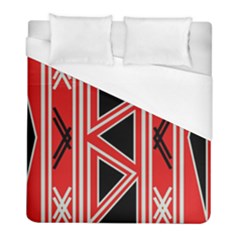 Abstract Pattern Geometric Backgrounds  Duvet Cover (full/ Double Size) by Eskimos