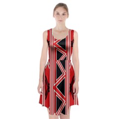 Abstract Pattern Geometric Backgrounds  Racerback Midi Dress by Eskimos