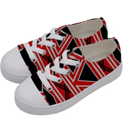 Abstract Pattern Geometric Backgrounds  Kids  Low Top Canvas Sneakers by Eskimos