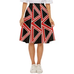 Abstract Pattern Geometric Backgrounds  Classic Short Skirt by Eskimos