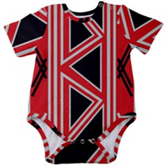 Abstract Pattern Geometric Backgrounds  Baby Short Sleeve Onesie Bodysuit by Eskimos