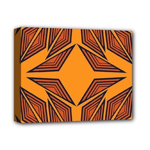 Abstract Pattern Geometric Backgrounds  Deluxe Canvas 14  X 11  (stretched) by Eskimos