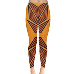 Abstract Pattern Geometric Backgrounds  Leggings  by Eskimos