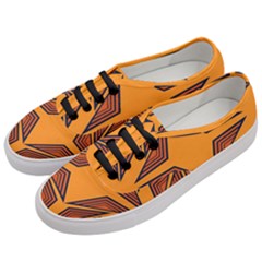 Abstract Pattern Geometric Backgrounds  Women s Classic Low Top Sneakers by Eskimos