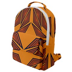 Abstract Pattern Geometric Backgrounds  Flap Pocket Backpack (small) by Eskimos