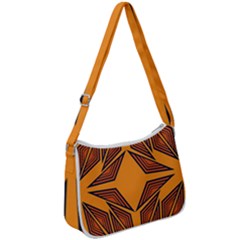 Abstract Pattern Geometric Backgrounds  Zip Up Shoulder Bag by Eskimos