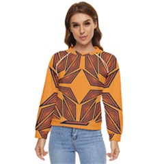 Abstract Pattern Geometric Backgrounds  Women s Long Sleeve Raglan Tee