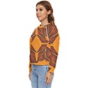 Abstract pattern geometric backgrounds  Women s Long Sleeve Raglan Tee View2