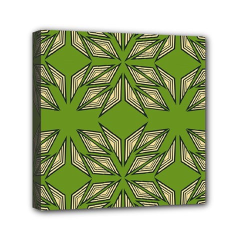 Abstract Pattern Geometric Backgrounds  Mini Canvas 6  X 6  (stretched) by Eskimos