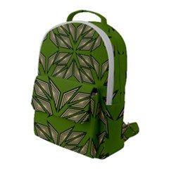 Abstract Pattern Geometric Backgrounds  Flap Pocket Backpack (large) by Eskimos