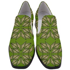 Abstract Pattern Geometric Backgrounds  Women Slip On Heel Loafers by Eskimos