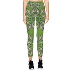 Abstract Pattern Geometric Backgrounds  Pocket Leggings 