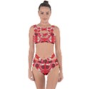 Folk flowers print Floral pattern Ethnic art Bandaged Up Bikini Set  View1