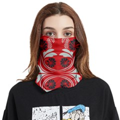 Folk Flowers Print Floral Pattern Ethnic Art Face Covering Bandana (two Sides) by Eskimos