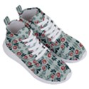 Folk flowers print Floral pattern Ethnic art Women s Lightweight High Top Sneakers View3