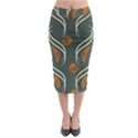 Folk flowers print Floral pattern Ethnic art Midi Pencil Skirt View1