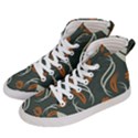 Folk flowers print Floral pattern Ethnic art Men s Hi-Top Skate Sneakers View2