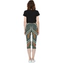 Folk flowers print Floral pattern Ethnic art Inside Out Lightweight Velour Capri Leggings  View2