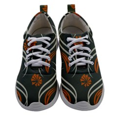 Folk Flowers Print Floral Pattern Ethnic Art Athletic Shoes by Eskimos