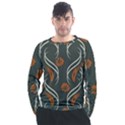 Folk flowers print Floral pattern Ethnic art Men s Long Sleeve Raglan Tee View1