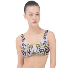 Folk Flowers Print Floral Pattern Ethnic Art The Little Details Bikini Top by Eskimos