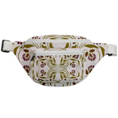 Folk Flowers Print Floral Pattern Ethnic Art Fanny Pack