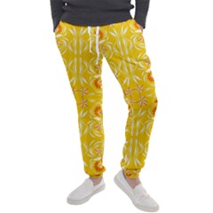 Folk Flowers Print Floral Pattern Ethnic Art Men s Jogger Sweatpants by Eskimos